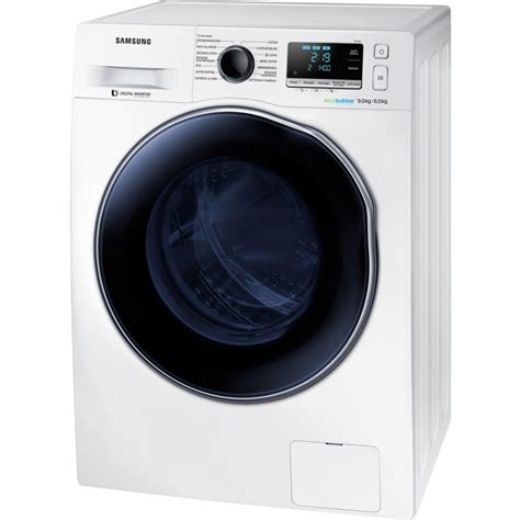 lave linge séchant hublot samsung wd90j6a10aw air wash|Lavante.